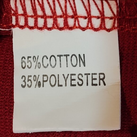 Red & Cream Sz. 2XL OKLICH Pencil Dress - Picture 4 of 5